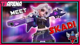 Max Level Skadi, review w/ Gameplay in | T3 Arena