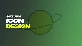 Saturn Icon Design Using Html Css And Javascript