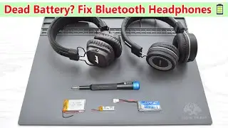 How to Replace/Upgrade Li-ion Battery in any Bluetooth Headphones