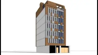 A great Sketchup model by Mostafa Shojaei, student of the AGR Sketchup course