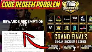 How to Solve FreeFire Championship Final Redeem Code Claim Problem | Claim FFIC 2020 Redeem Code.