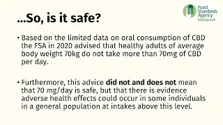 The science of CBD: Exploring safe limits