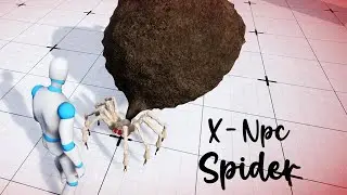 X - Game Animation Sample | Npc Spider