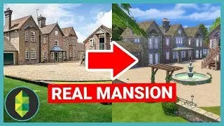 Building a REAL MANSION in The Sims (Sims 4 House Build)