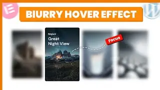 Elementor ZOOM & BLUR Hover Effect | Elementor Tricks | WordPress Elementor Tutorial 2024