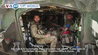 VOA60 World - Zelenskyy: Russia had started a counter-offensive in western Kursk region