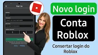 Como fazer login no Roblox no celular | Entrar na nova conta do Roblox (2023)