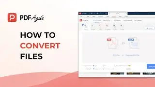 How to convert files in PDF Agile