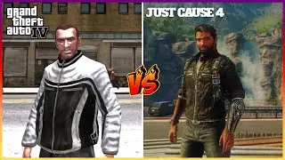 GTA 4 VS JUST CAUSE 4 | Ultimate PHYSICS Comparison