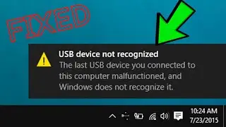 How To Fix USB Ports Not Working in Windows 10 - USB Device Not Recognized (2022)