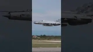 MiG-21 HIGH SPEED LOW PASS! #mig21 #fighterjet #croatianairforce
