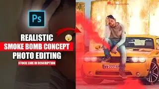 Smoke Bomb Photo Editing Tutorial in Photoshop | Viral Photo Editing