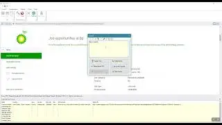 Scraping Job Details from bp.com | Open Popup | WebHarvy