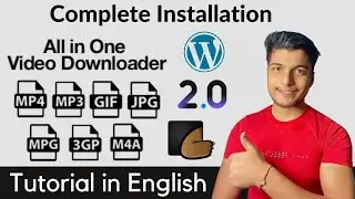 All in One Video Downloader WordPress Theme Installation | Themeforest Theme Installation | 