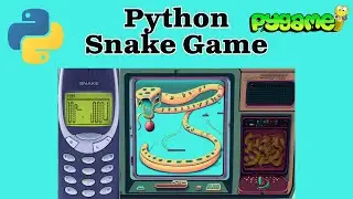 Mastering Pygame: Step-by-Step Snake Game Tutorial in Python.