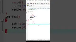 Class 31 | Functions with return value |  | #shorts #shortsvideo