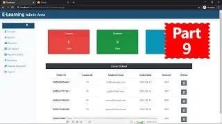 Course Page and Admin Dashboard ELearning Management System PHP Project (Hindi)