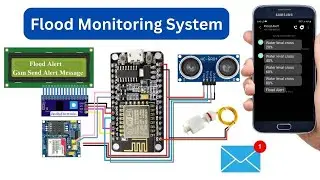 Flood Monitoring System With SMS Alert | ESP8266