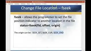 C Random Access Files - ftell, rewind, fseek