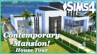 The Sims 4 - Contemporary Mansion! (House Tour)