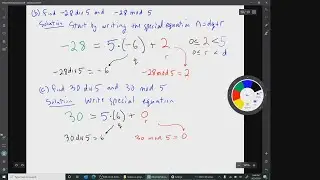 Video for Homework H04.5 Division into Cases and the Quotient Remainder Theorem