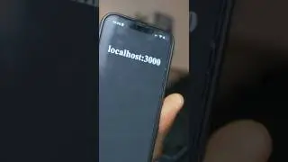 Open localhost on your mobile phone #vscode #shorts