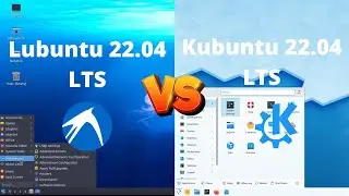 Lubuntu 22.04 LTS  vs  Kubuntu 22.04 LTS (RAM Consumption)