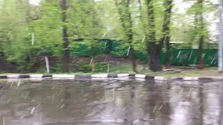 Снег в мае 2017 в Москве