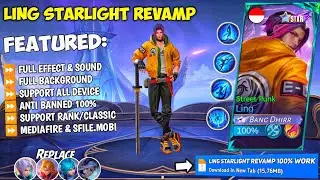 NEW Script Ling Starlight No Password | Full Effect & Sounds | Update New Patch MLBB