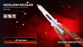 Apex Legends OCTANE Heirloom Recolor is Here..