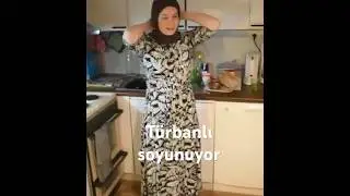 TÜRBANLI KADIN SOYUNUYOR 