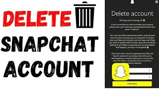 How To Delete Snapchat Account | Update 2024