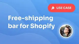 How to create a free-shipping bar with a countdown for your Shopify store with Getsitecontrol