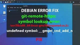 LINUX ERROR FIX: git-remote-https: symbol lookup error:undefined symbol: __gmpn_cnd_add_n