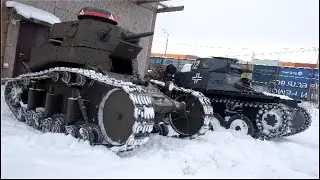 Как сделать танк Т-I  за пять минут?/How to make a tank PzKpfw I B in five minutes?