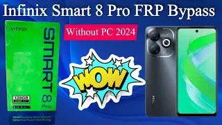 Infinix Smart 8 Pro FRP BYPASS Without PC 2024❗️New Method for All infinix Models 2024.