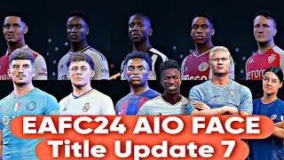 EAFC 24 AIO FACE  PACK For FC 24 (New Face Pack ) TU7