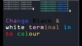 How to change black & white root terminal in to colour  | Kali Linux 2020 |