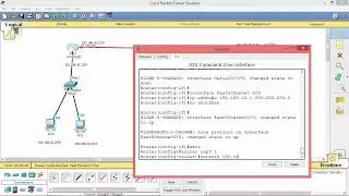 How to configure OSPF Configuration in Packet Tracer