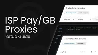 How To Set Up ISP Proxies (Pay/GB)? | Smartproxy Tutorial