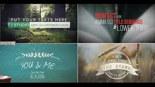 70 Title Animation Pack (After Effects Template)