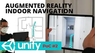 Indoor Navigation in AR with Unity and Revit