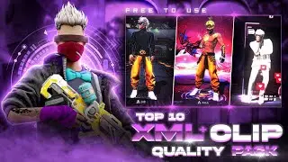 TOP 10 XML+CLIPS | FF NEW LOBBY CLIPS PACK 😁| FF EMOTE CLIPS 😍| FF CLIPS ⬇️