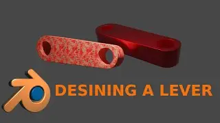 Blender making 3d model- hard surface modeling-Lever