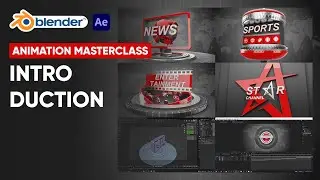 INTRODUCTION | Blender & After effects animation masterclass tutorial (for beginners)