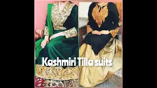 Kashmiri Tilla suit designs for brides | Latest Kashmiri bridal Tilla suit collection 2021