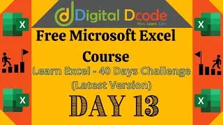 Microsoft Excel Free Training | How to Insert Shapes, Art, Smart Art, 3D Art in Excel?