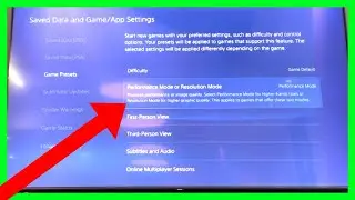 How to Get Performance Mode on PS5 (NEW Playstation 5 Update in 2024)