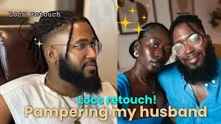 My husband pamper day |  dreadlocks | facial | pedicure  retwisting dreadlocks | new year  reset