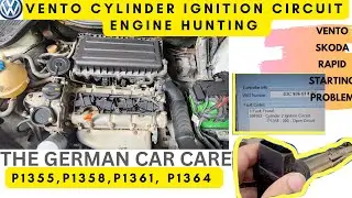 VW Vento Cylinder 2 Ignition Circuit  P1358, P1355, P1361 P1364 Vento Engine Hunting German Car Care